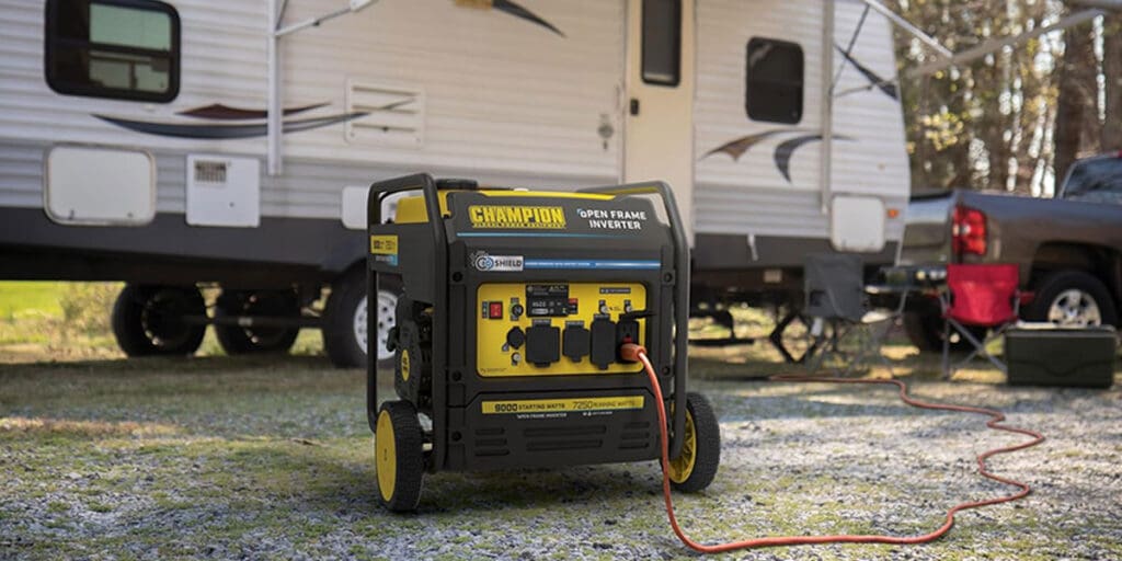 Champion Power Equipment 9000-Watt Electric Start Home Backup Generator Portable Open Frame Inverter Generator with Quiet Technology