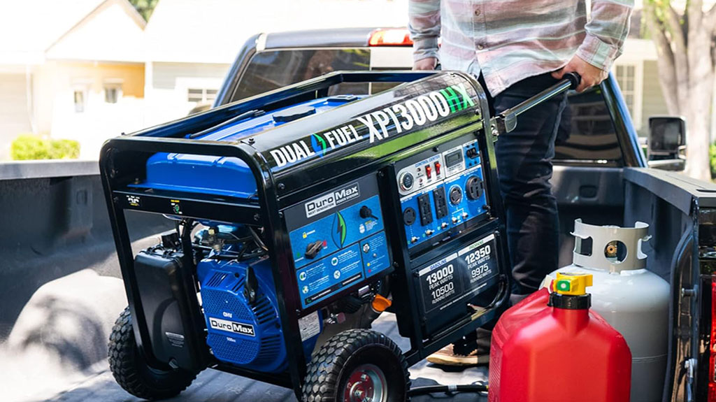 DuroMax XP13000HX 13000 Watt Dual-Fuel Portable Generator